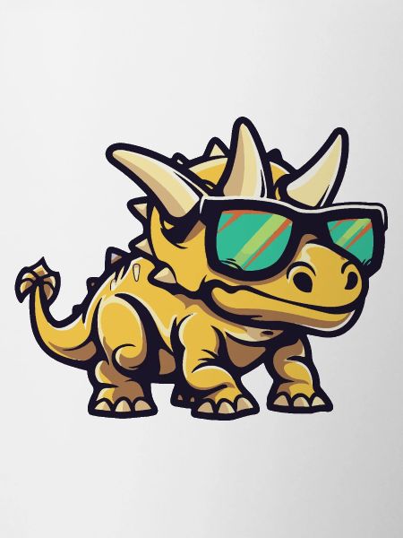 Dinosaur triceratops Cool Comic