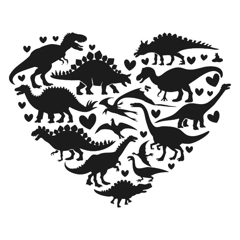 Dinosaurier Herz