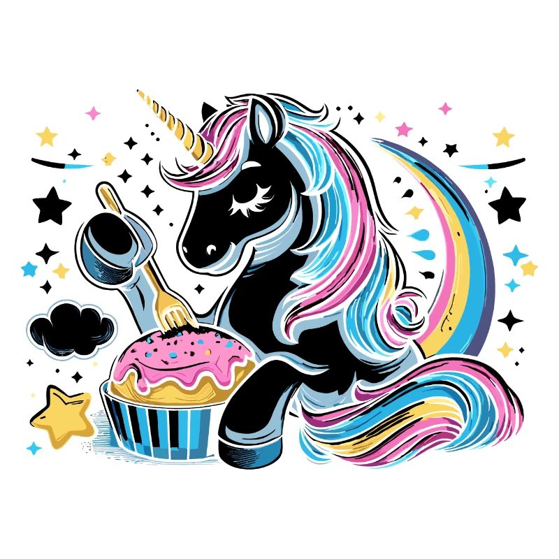 Unicorn Cupcake Heart Baker Baking Bake Cupcakes