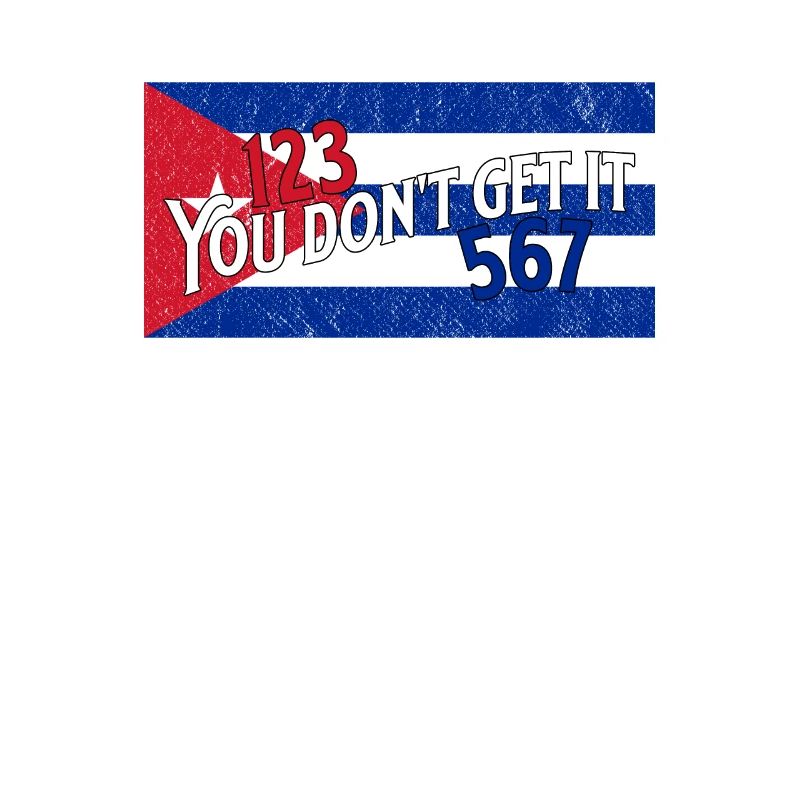 Salsa 123 567 Cuba Flag