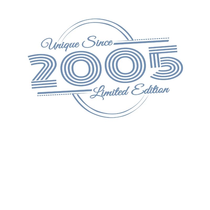 Unique depuis 2005 Rétro année de naissance