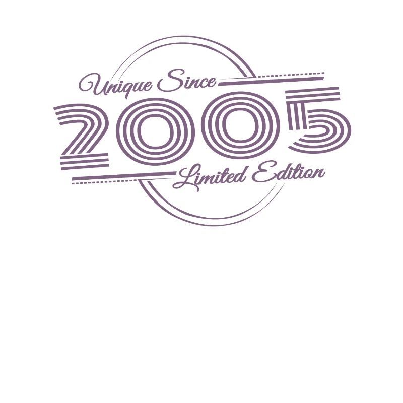 Unique depuis 2005 Rétro année de naissance