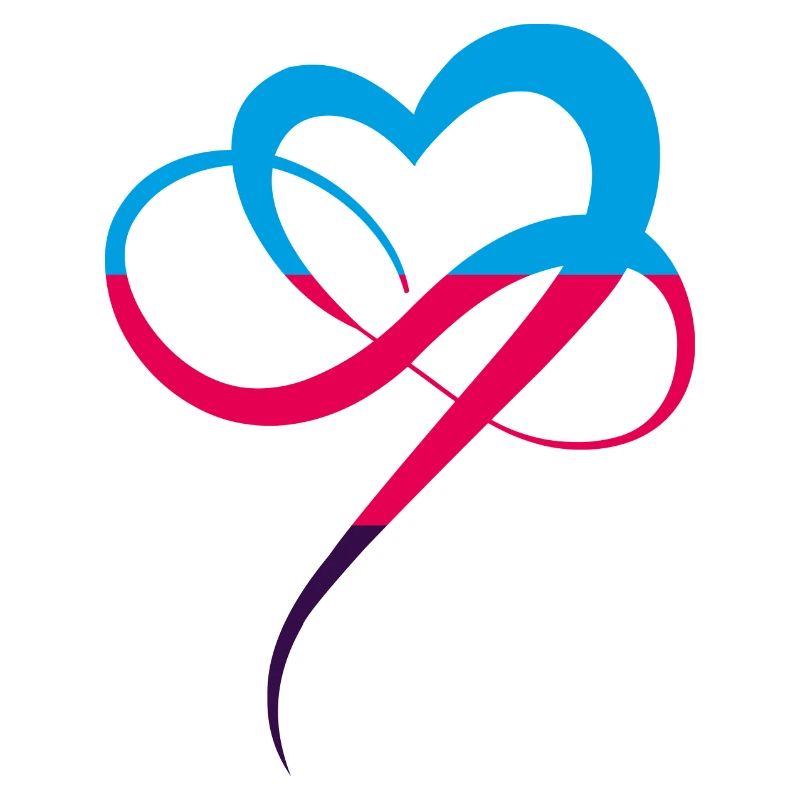 Polyamory Flag Infinity Heart Colorful Heart