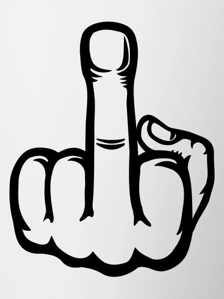 Middle Finger Hand Icon