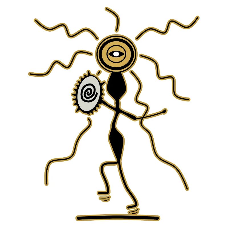 Shaman with Drum
