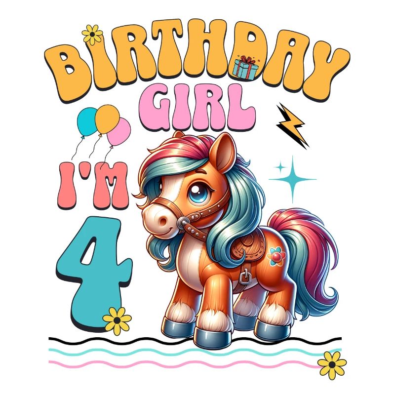 poney 4e anniversaire fille équitation