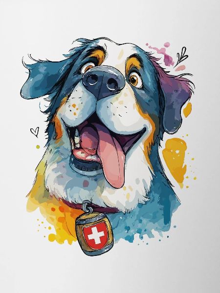 Majestic Swiss St. Bernard
