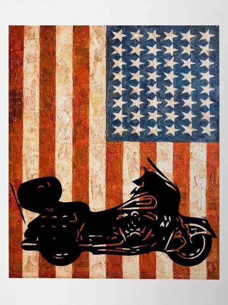 Biker Motorcycle.