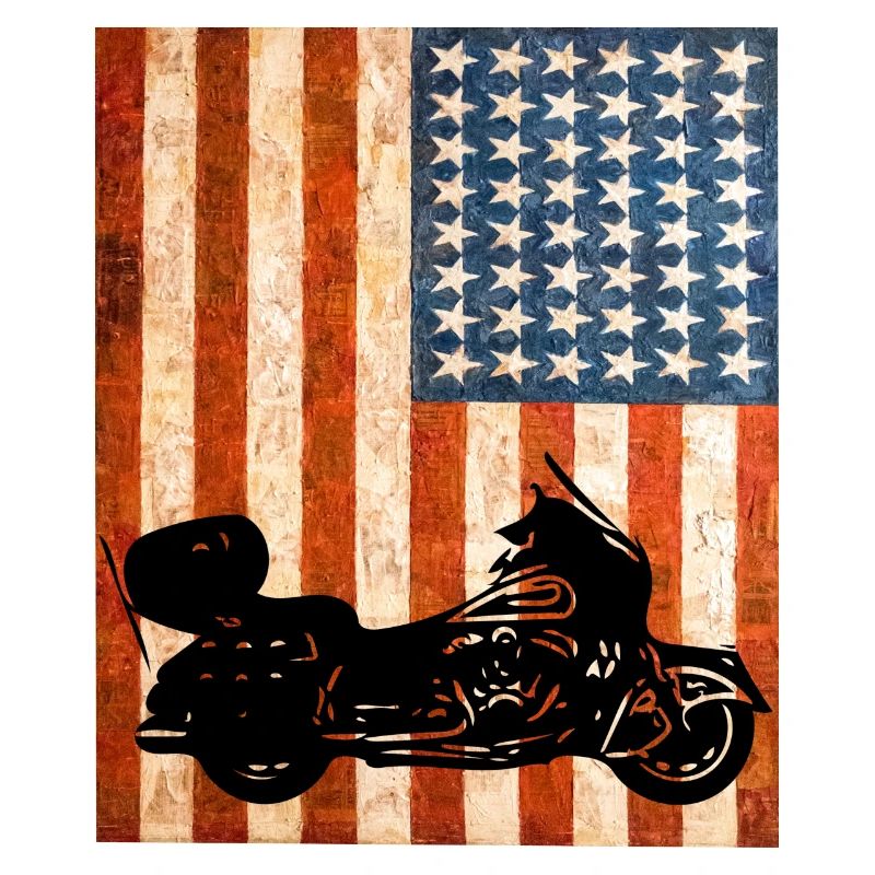 Biker Motorcycle.