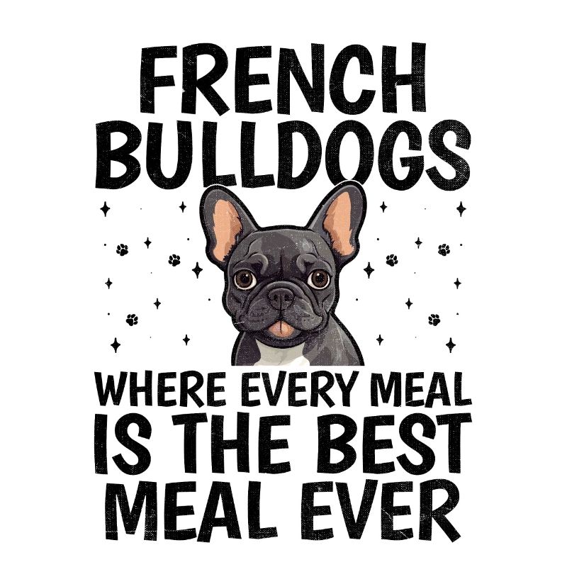 Bouledogues français où chaque repas est le meilleur repas