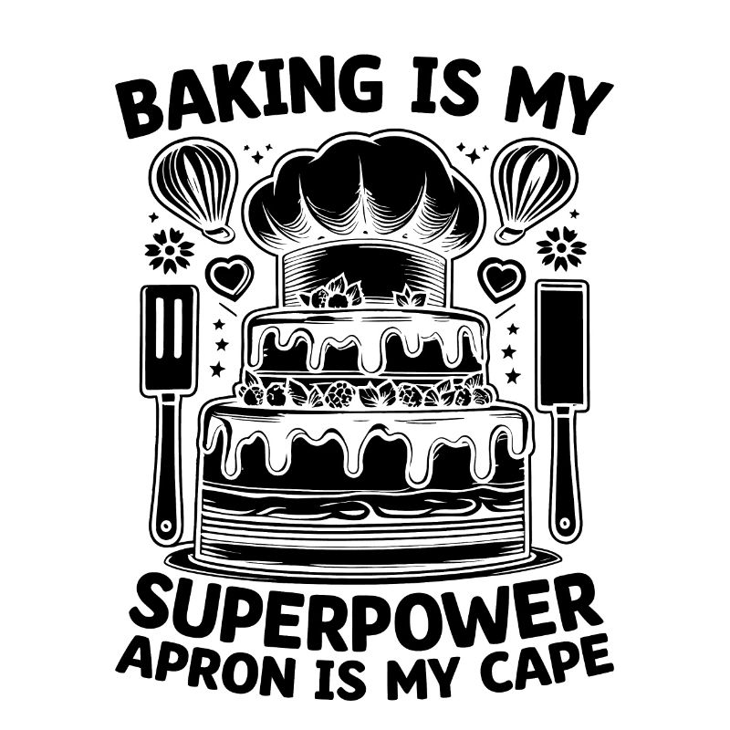 Baking Is My Superpower Apron Is My Cape Pastry Ba