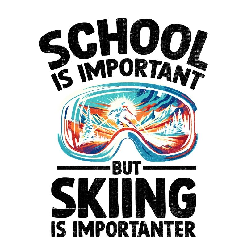 L’école est importante, mais le ski est plus important