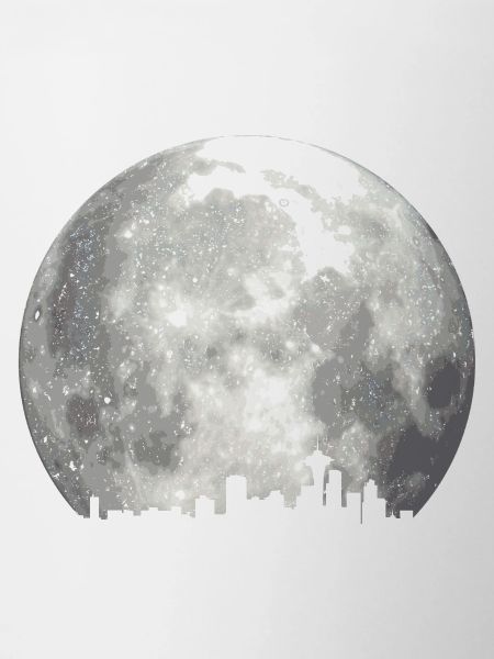 full moon skyline