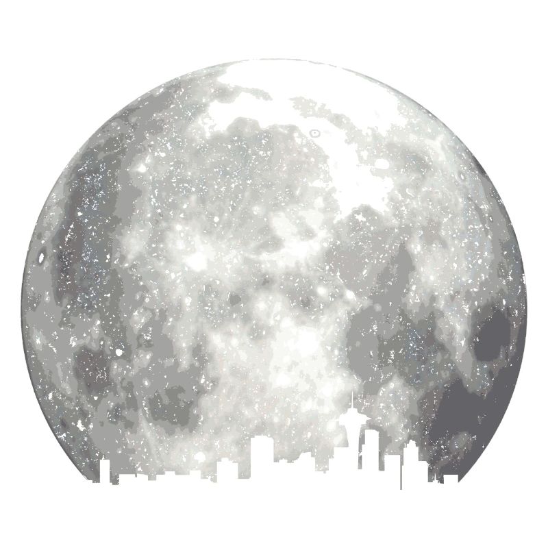 full moon skyline