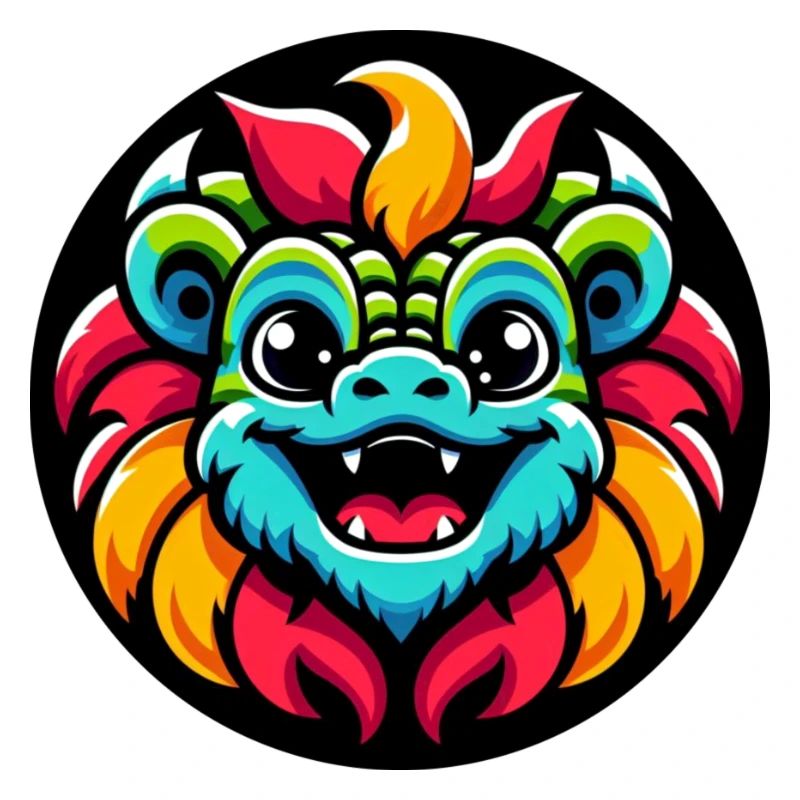 Dragon Bande Dessinée Colorée