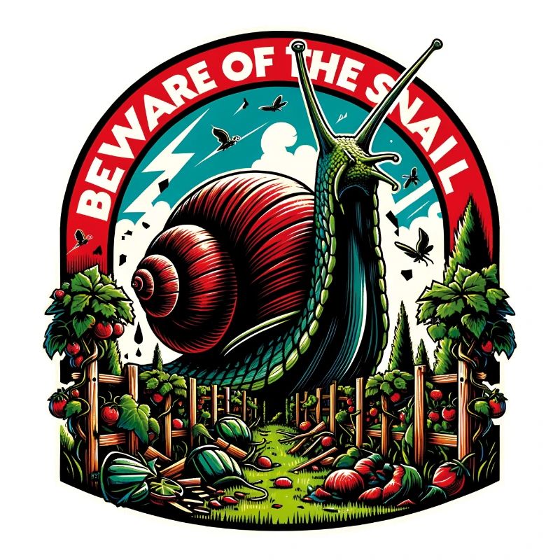 Giant snail, snail disaster, garden snail