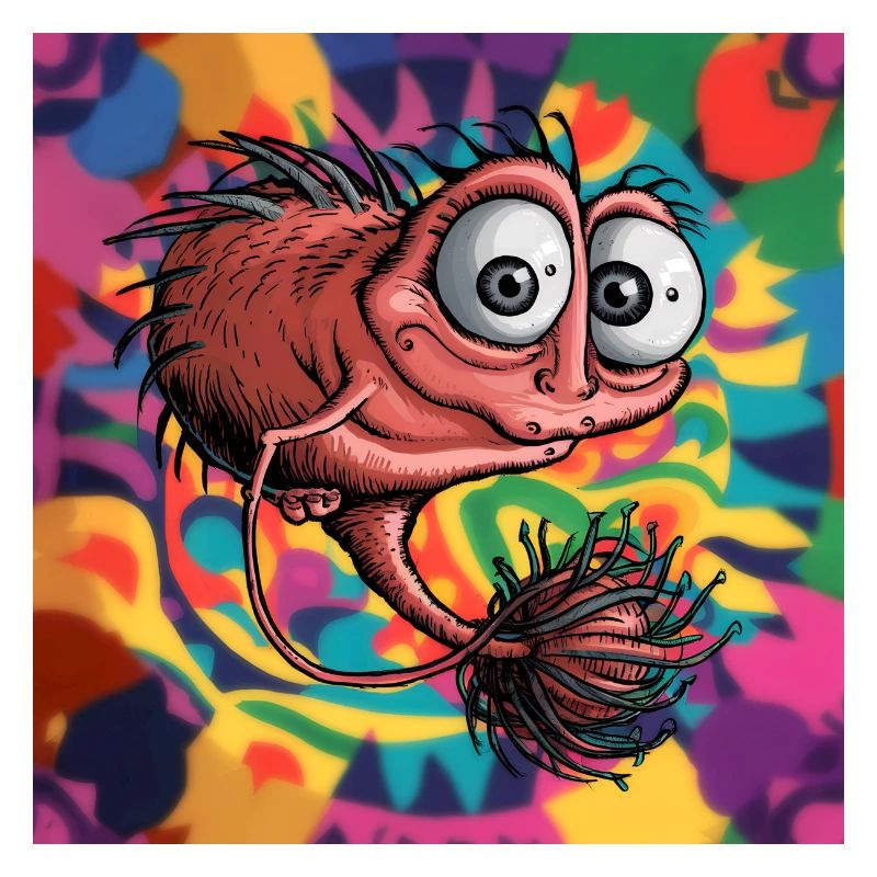 Little mystical funny creature