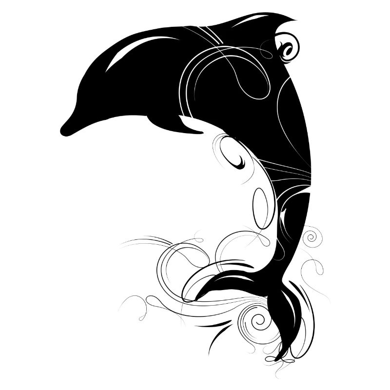 springender Delfin