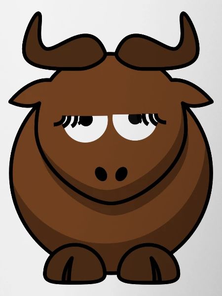 Sleeping Bull Cartoon