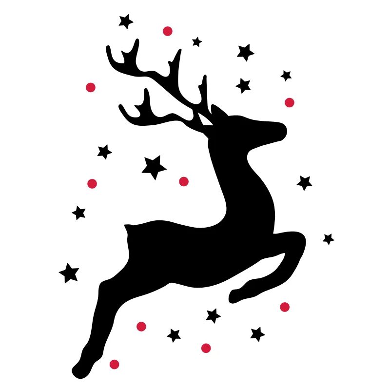 leaping reindeer