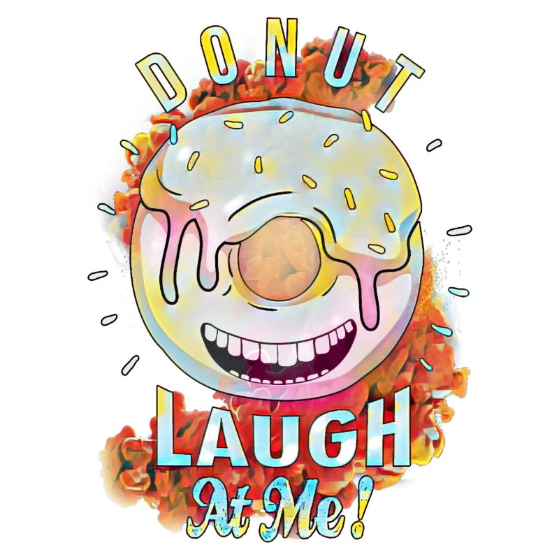 Les beignets se moquent de moi! Conception d'art