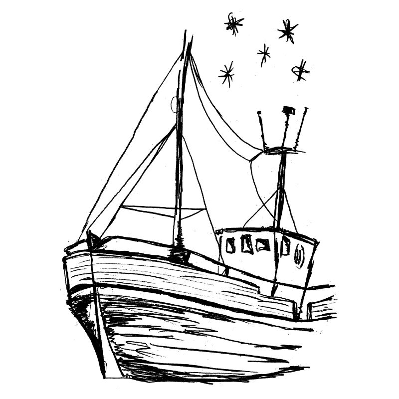 Drawing ship