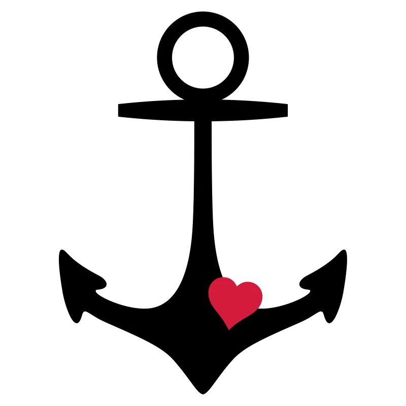 Anchor and heart