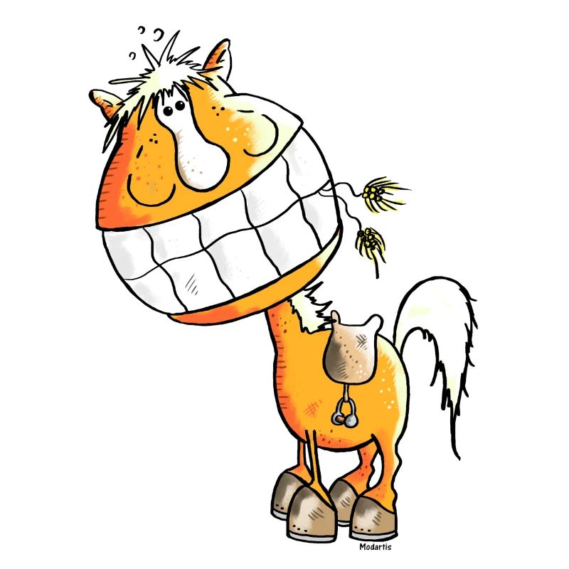 Strahlendes Pferd - Pferde