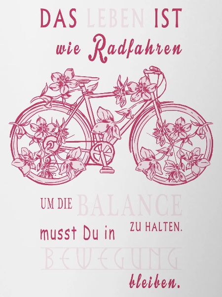 Life is like cycling