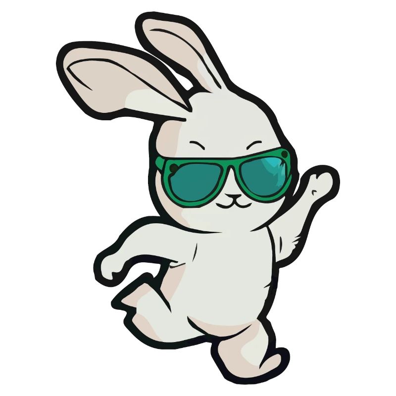 Sunglasses Easter Bunny Dances