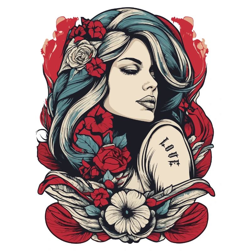 Femme-fleur