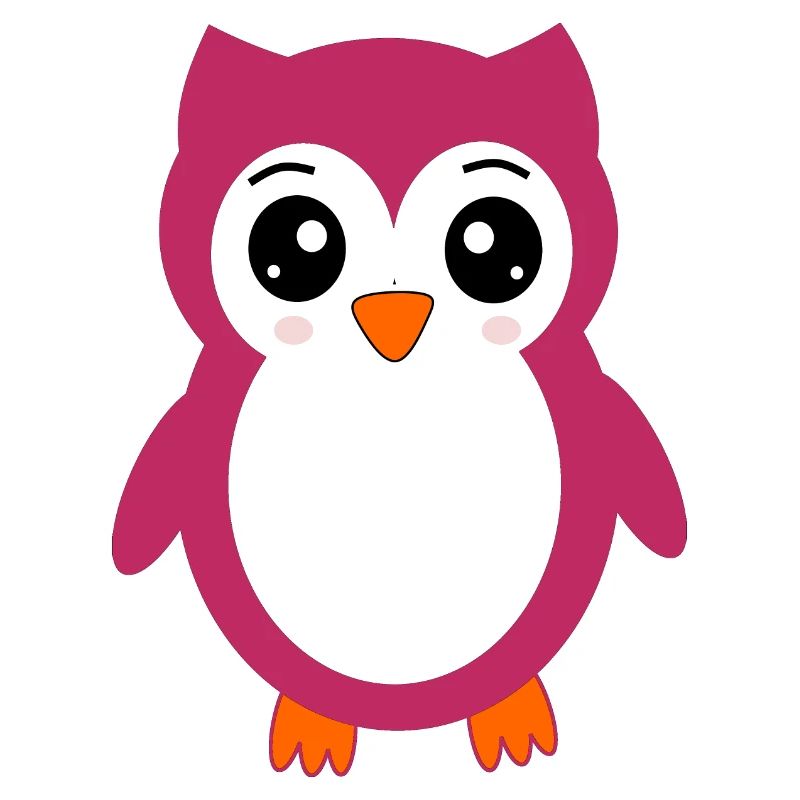 Owl, Pink Owl