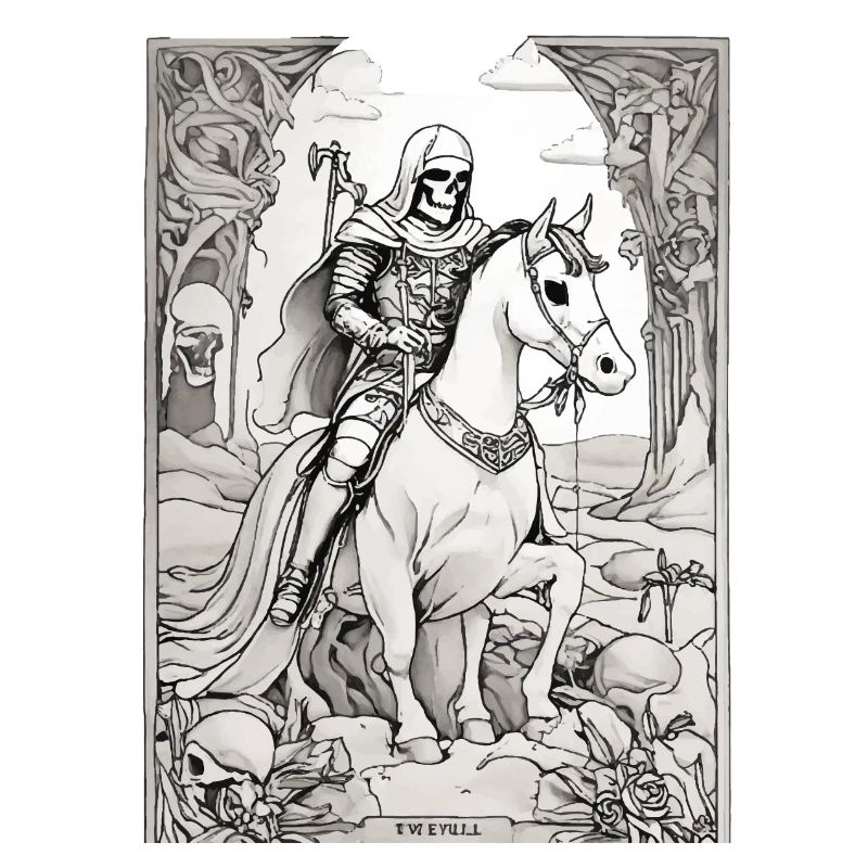 Todesreiter Tarot Illustration