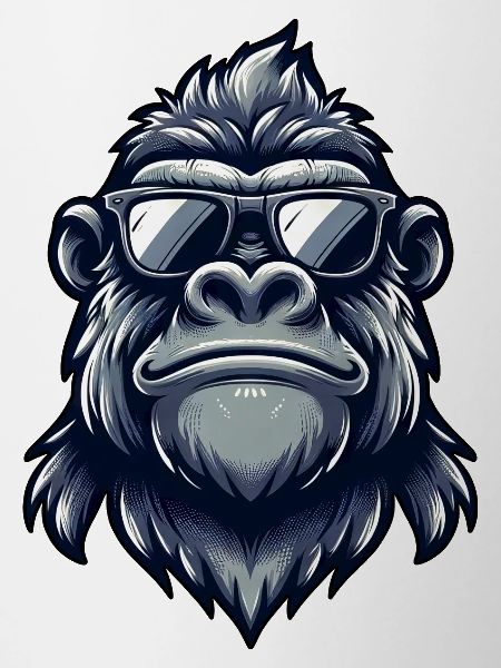 Cool Gorille Sunglasses Monkey