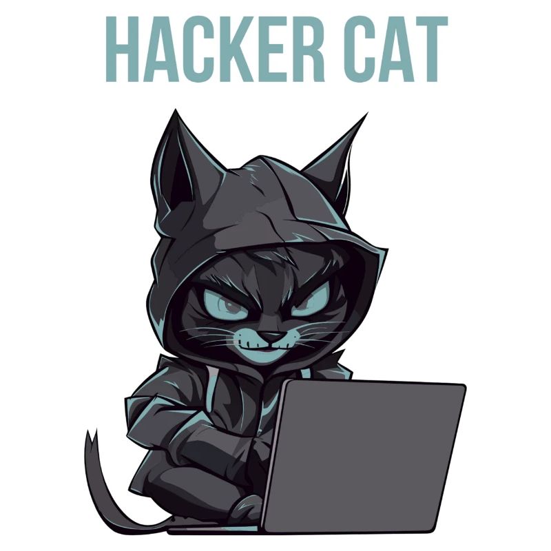 hacker cat hood