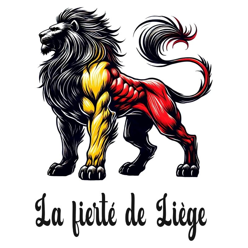 Motif du drapeau lion de Liège