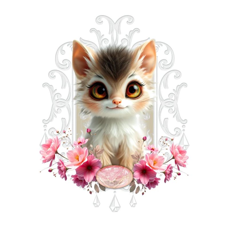 Lovely and fluffy kitten