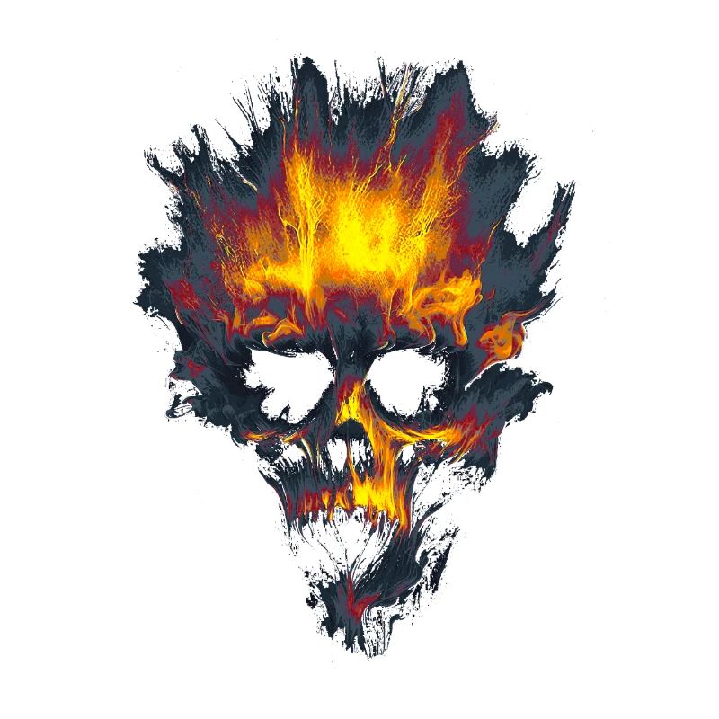 Stilisierter Totenkopf