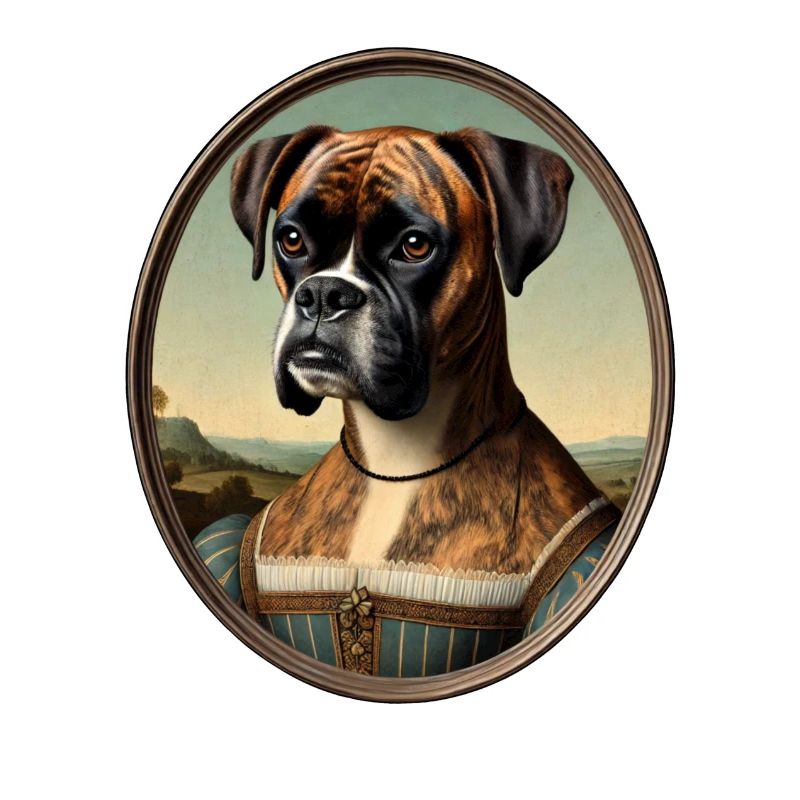 Porträt eines Boxers im Stil der Renaissance