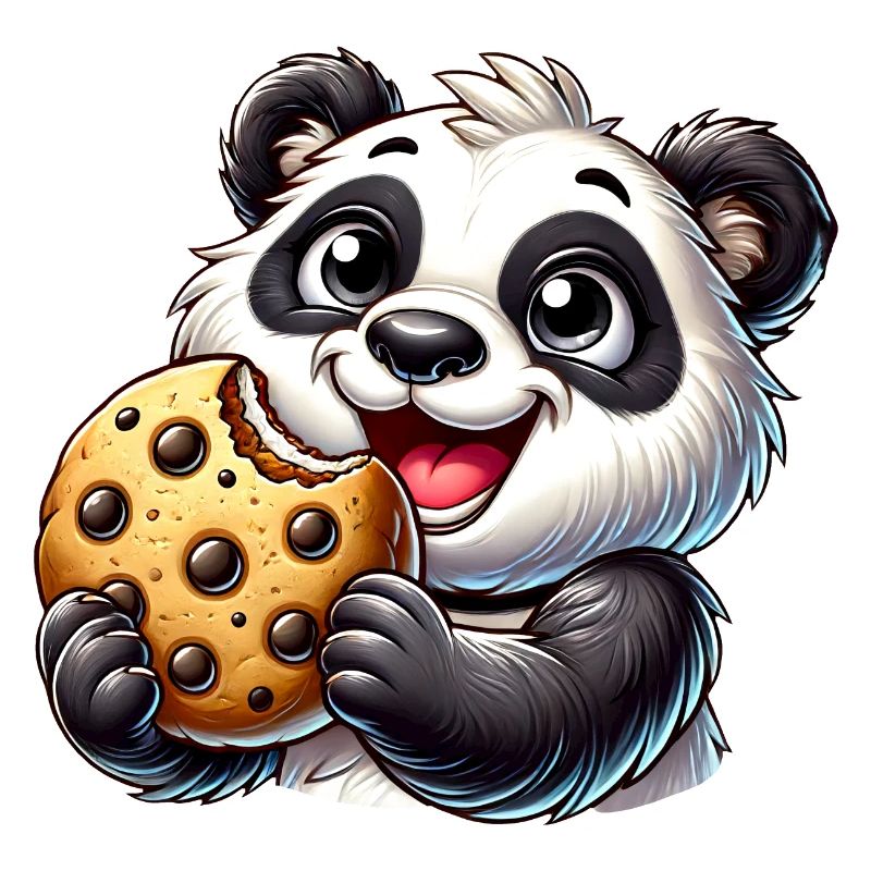 Panda Biscuit Dessert Biscuits Sucrés