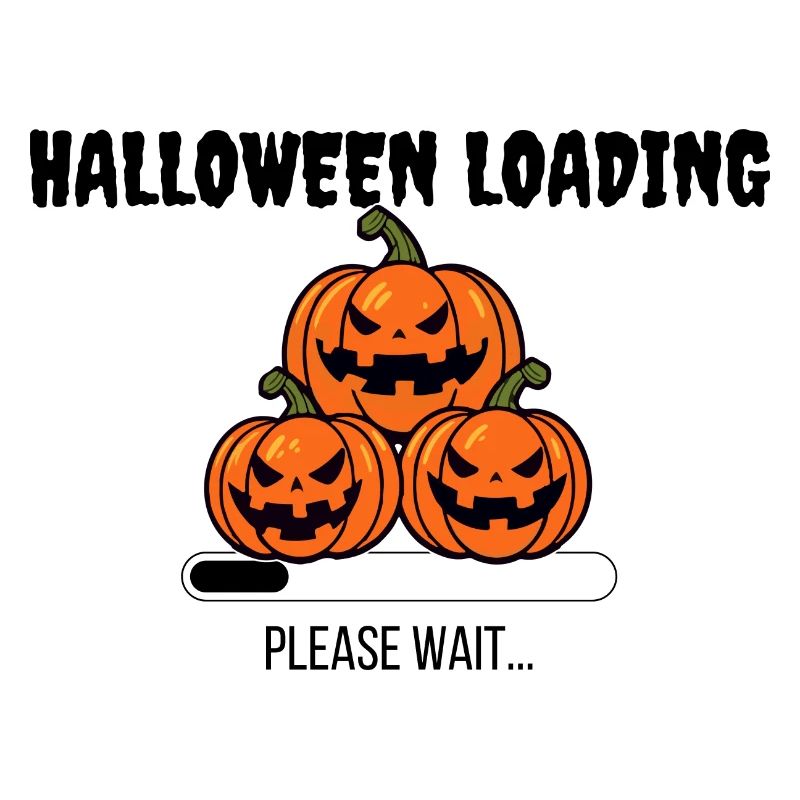 Halloween Loading Please Wait