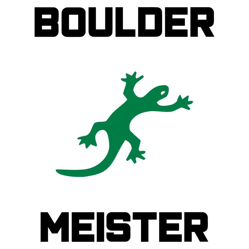 ★ Designfarben änderbar ★ Boulder-Meister (Echse)