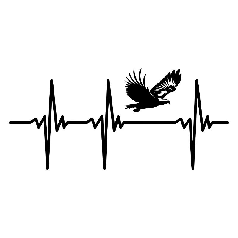 Heartbeat for flying bald eagles
