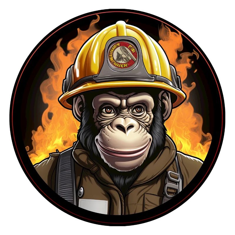 Schimpansen Feuerwehr