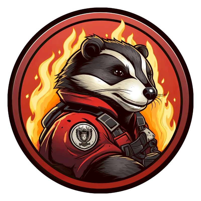 Badgers Fire Brigade / Fireman Badger