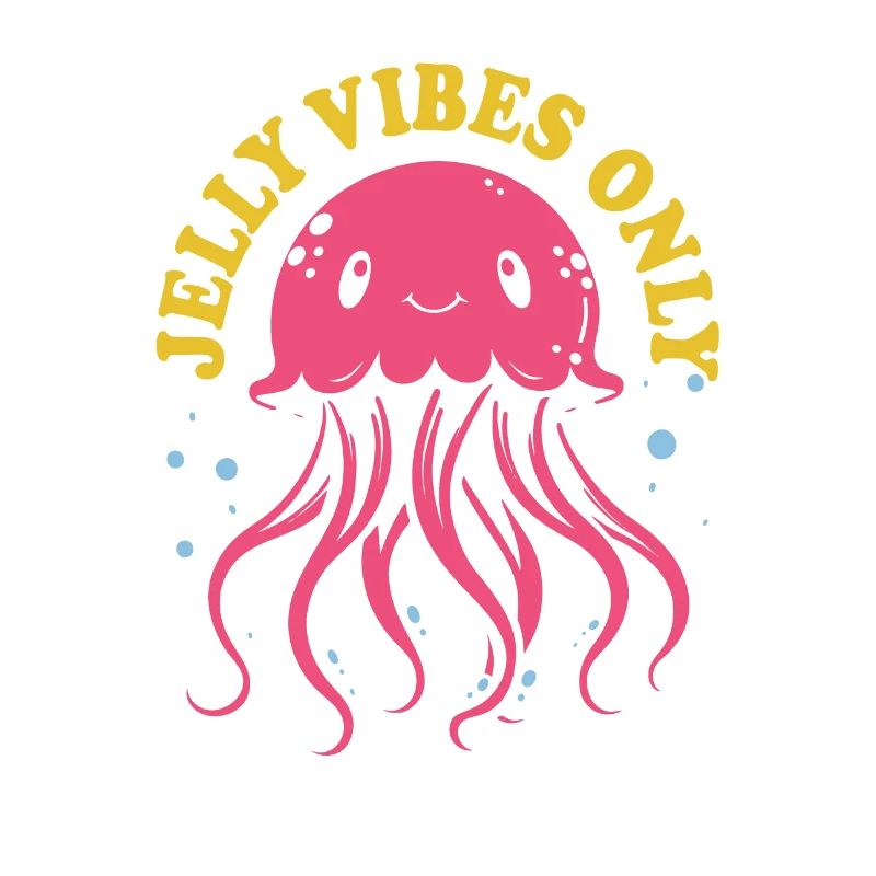 Jelly Vibes only - Méduses avec tentacules