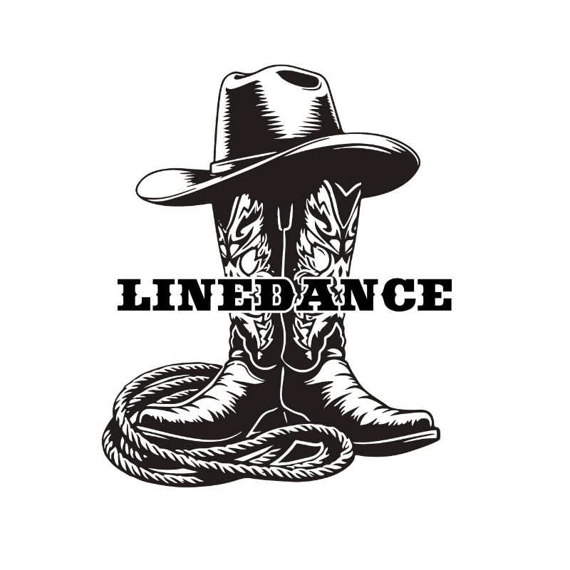 Linedance Linedancing Country Fan - Free Gift