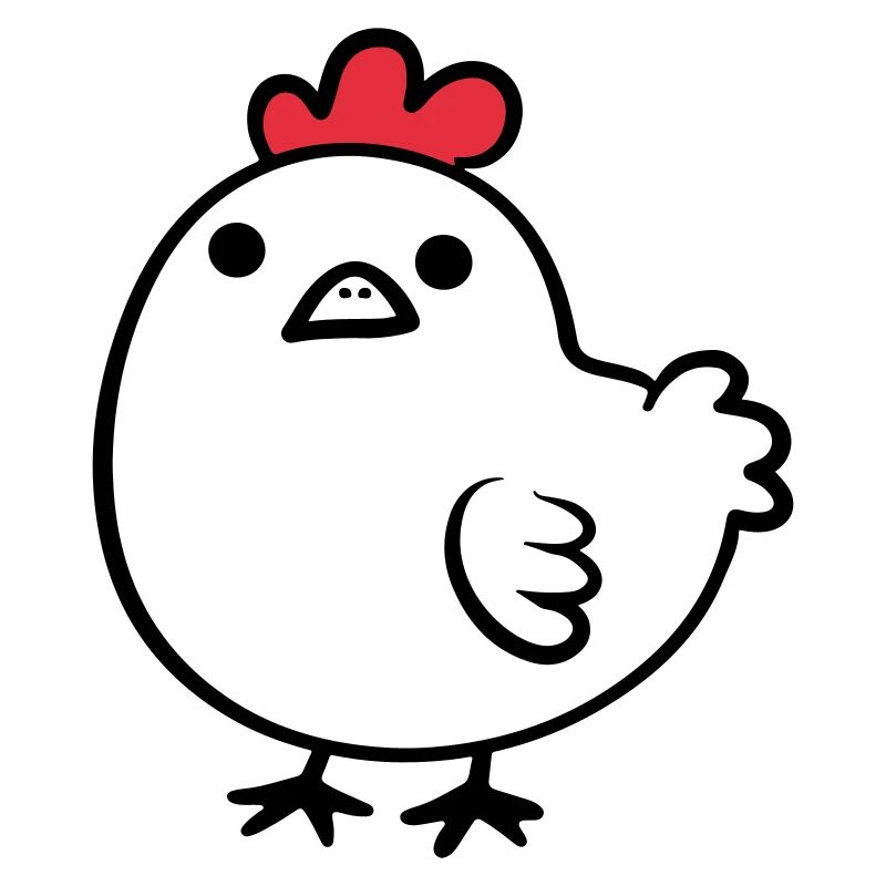 Poulet de dessin animé