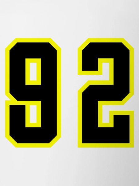 Maillot à numéros 92