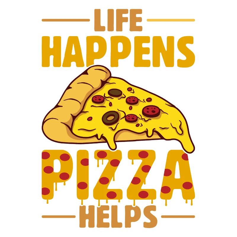 Drôle de dicton de pizza